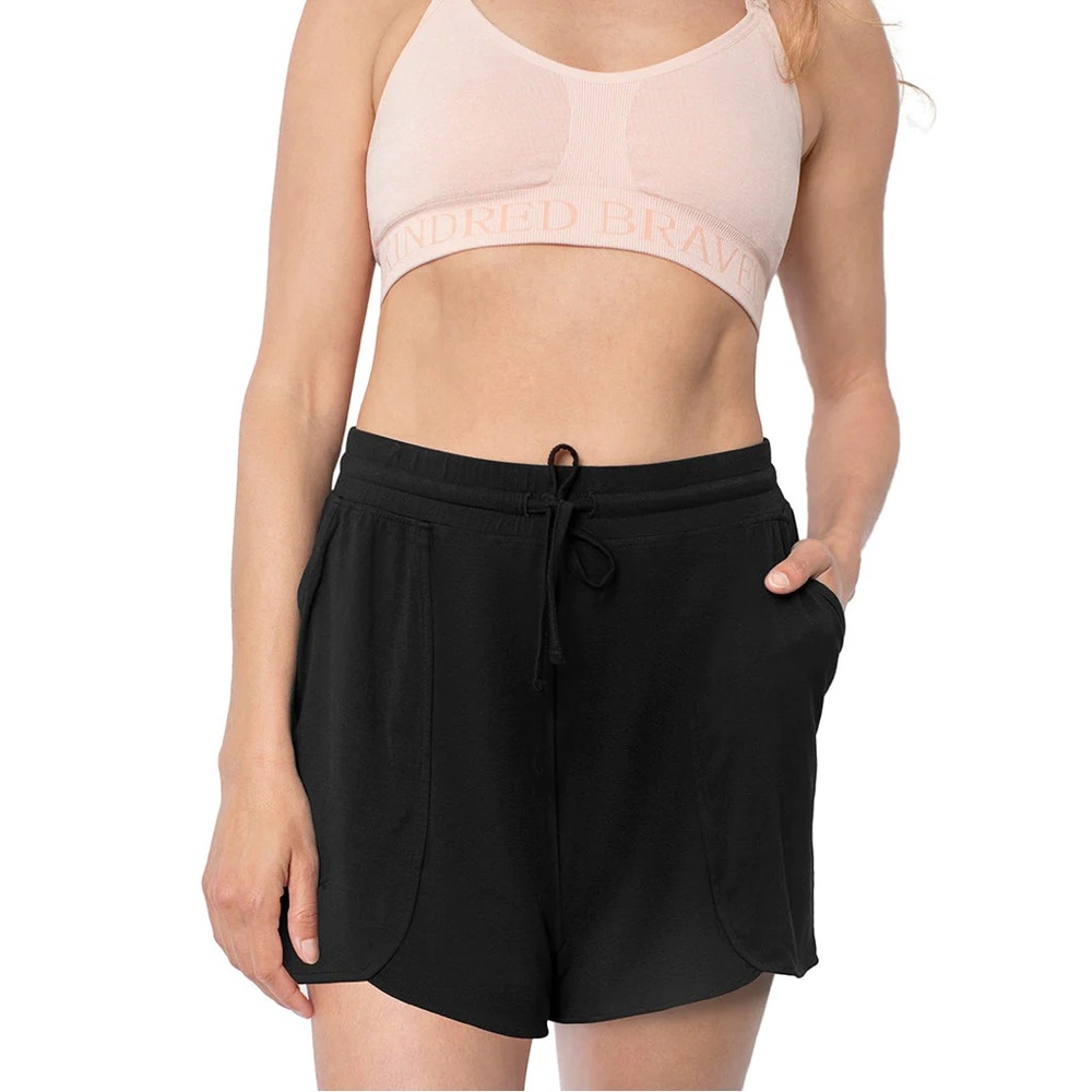 Bamboo Maternity & Postpartum Lounge Shorts, Size XL
